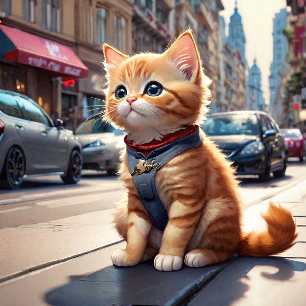 Kitten On The City Streets.jpg