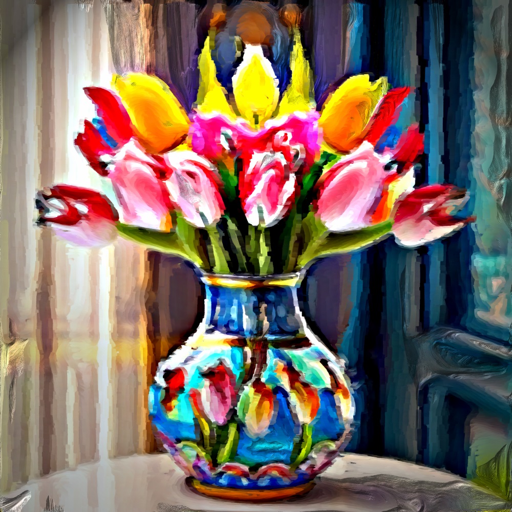 Tulips In A Flral Vase.jpg