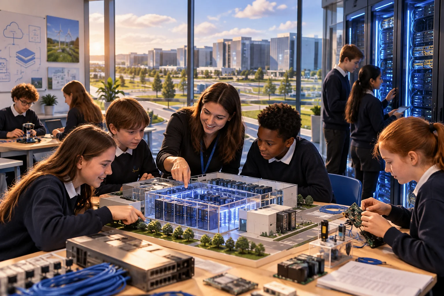 Microsoft Opens €1M Dream Space Data Centre STEM Hub at Grange Castle ...