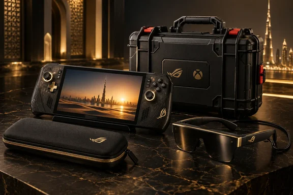 ROG Xbox Ally X20 UAE Price: AED 10,999 OLED Handheld Bundle With XREAL ...