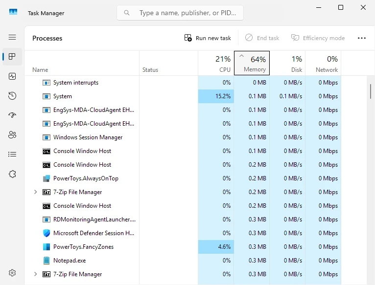 Task Manager context menu opened on Windows Explorer with Restart as an option.