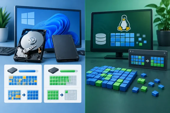 Why Linux Needs Less Defragmentation Than Windows: ext4, NTFS and SSD ...