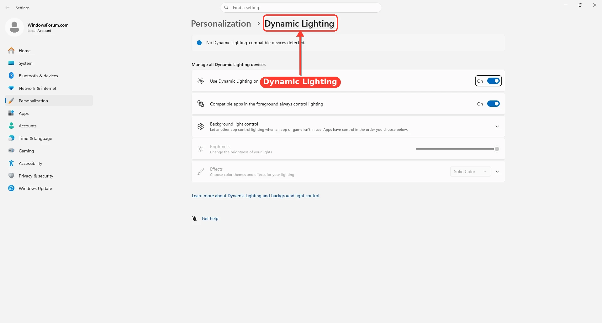 windowsforum-settings-dynamic-lighting-7a95b5e6.webp