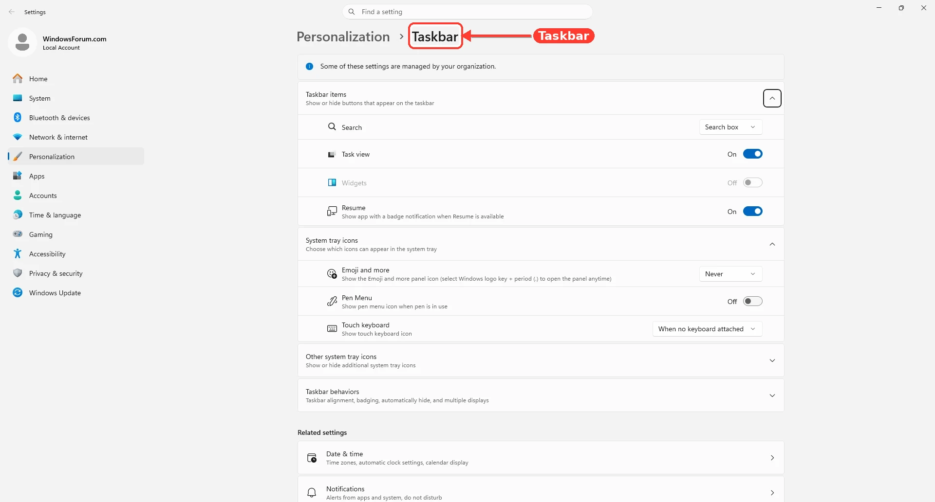 windowsforum-settings-personalization-taskbar-0d19454a.webp