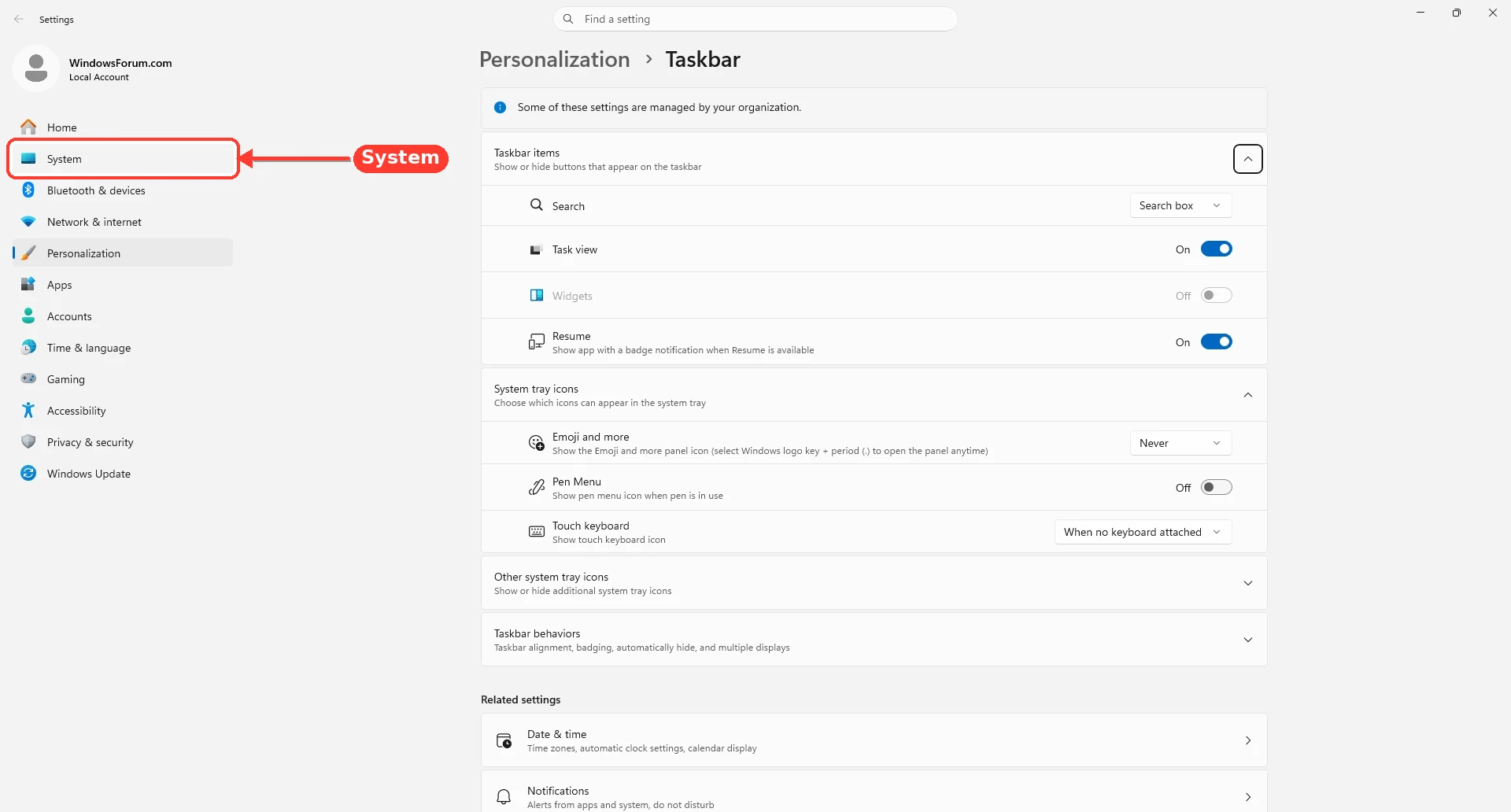 windowsforum-settings-personalization-taskbar-0d19454a.webp