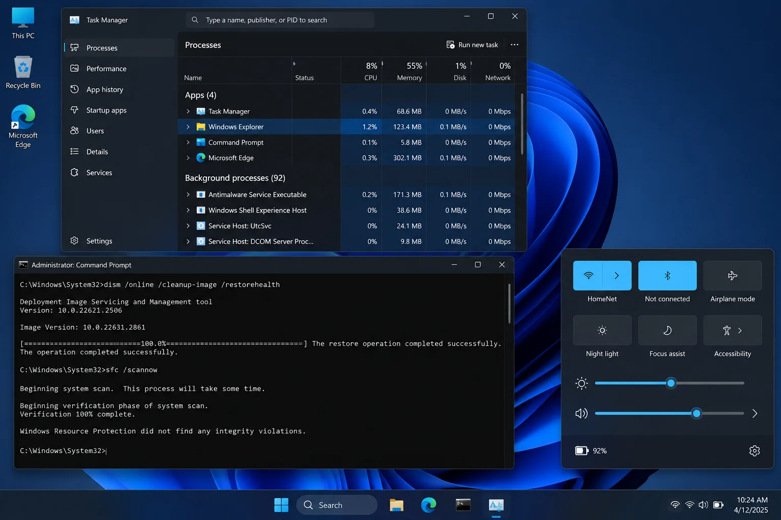 windowsforum-windows-11-quick-settings-wont-open-repair-win-a-with-explorer-dism-and-sfc.webp