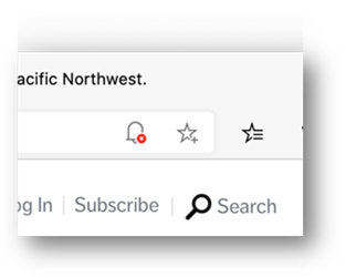 quiet notifications icon in Microsoft Edge