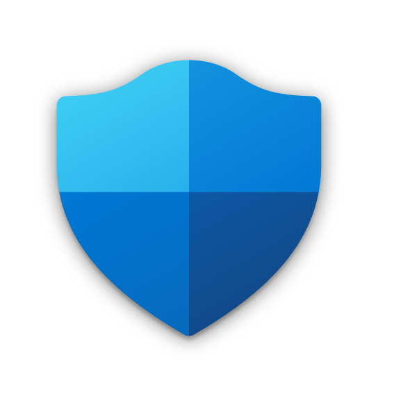 The new Windows Security icon as it appears on the taskbar. 