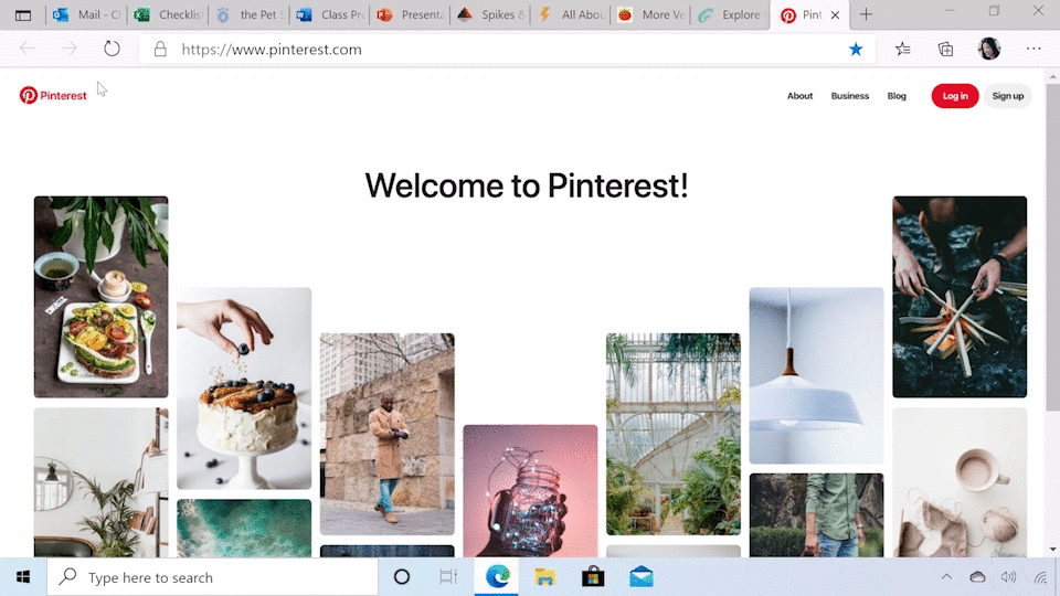 Animated GIF of vertical tabs user interface Animated GIF of vertical tabs user interface