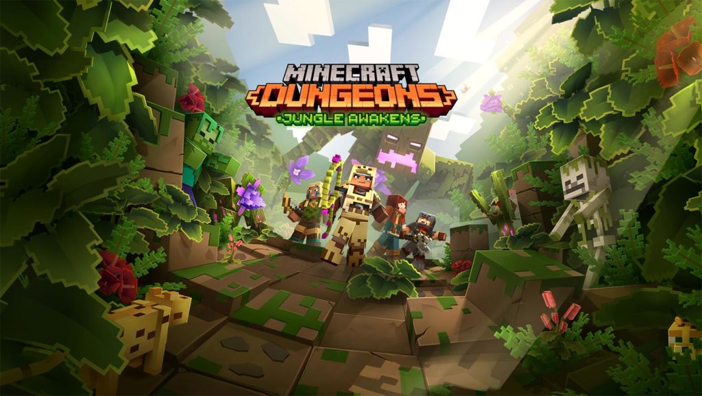Title art for Minecraft Jungle Awakens DLC 