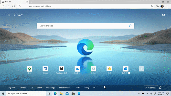 Outlook mail in Microsoft Edge Outlook mail in Microsoft Edge