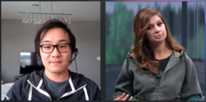 Screen capture from Limin's session Screen capture from Limin's session