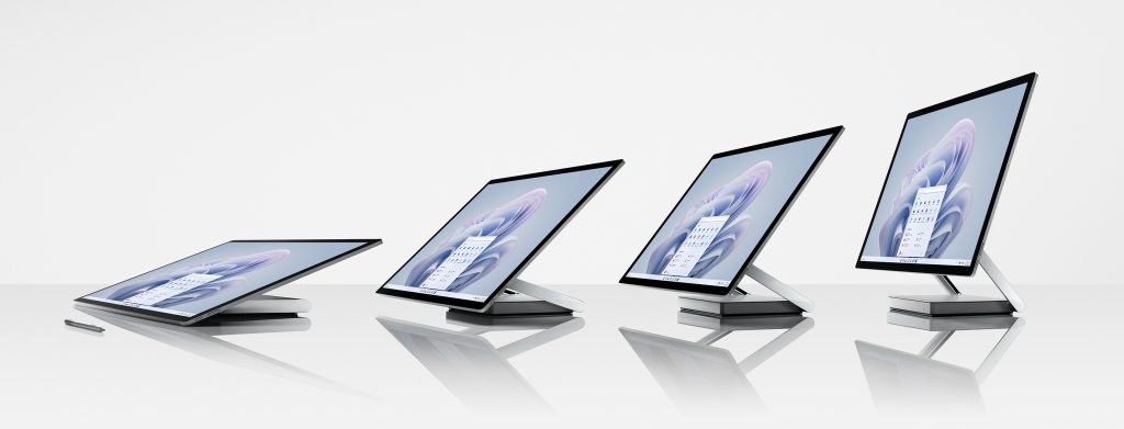 Surface Studio 2 in different positions