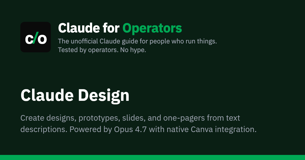 www.claudeforoperators.com