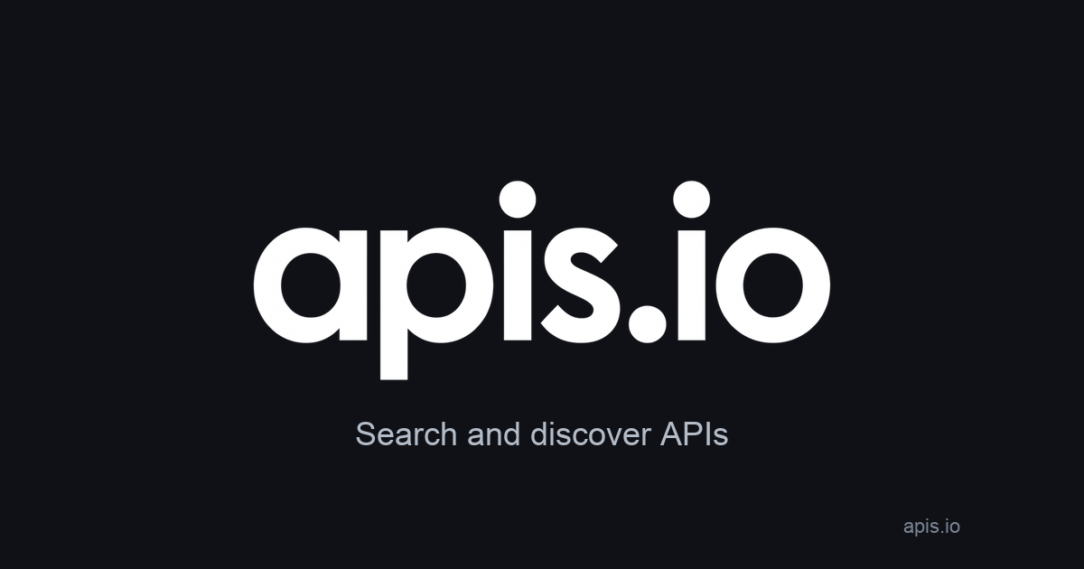 apis.io