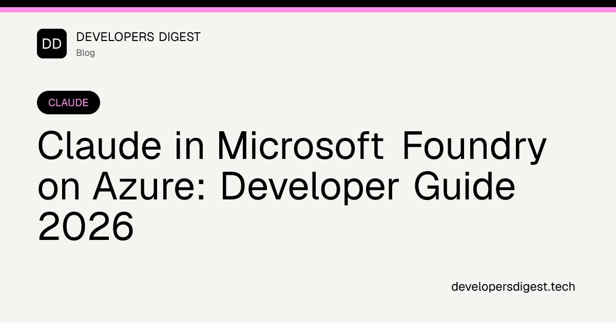 www.developersdigest.tech