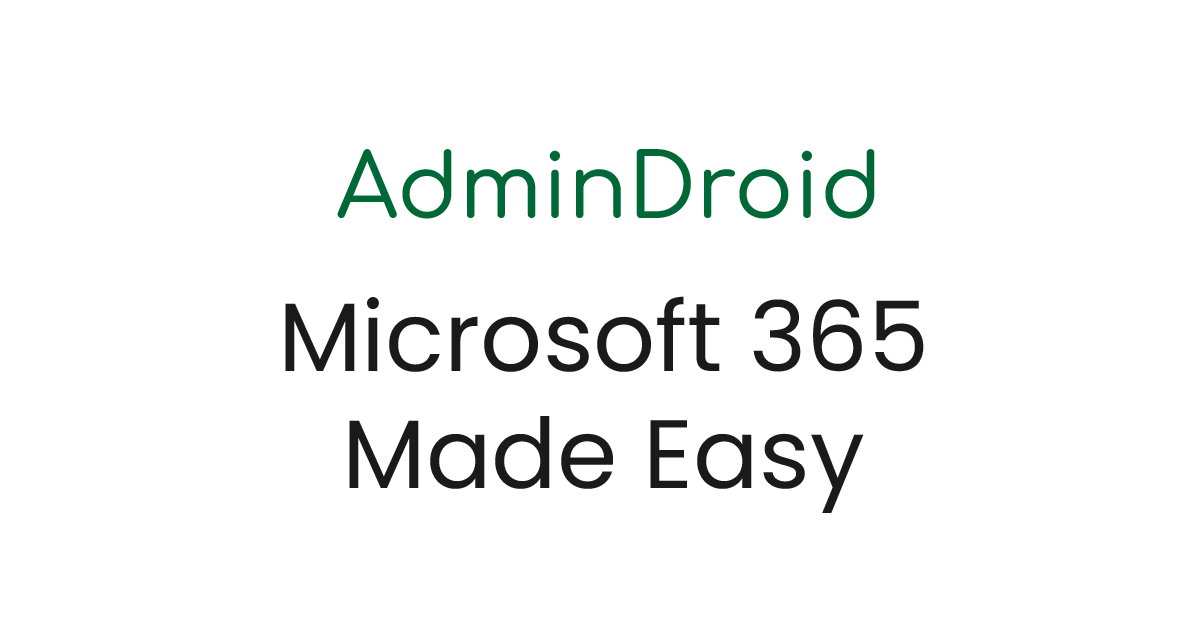admindroid.com