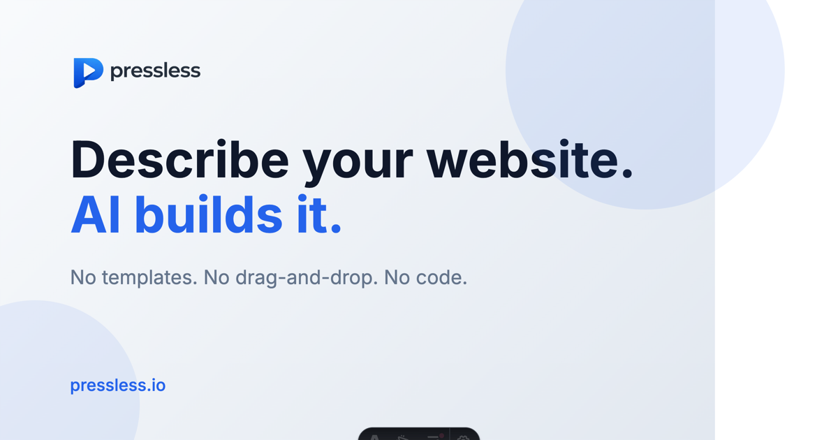 pressless.io