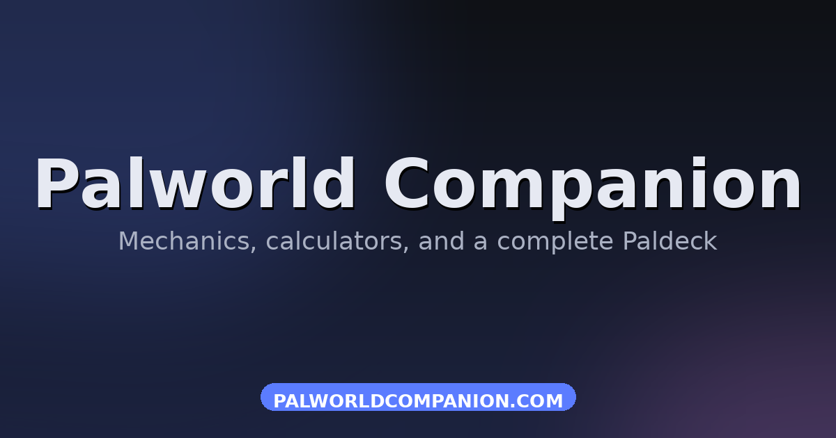 www.palworldcompanion.com